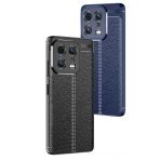 Xiaomi Mi 13 Kilif Zore Deri Gorunumlu Niss Ultra Koruma Silikon Kapak