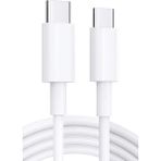 Xiaomi Mi 5x 6x 6 6 Ceramic A1 A2 A3 Şarj Kablosu Type-C To Type-C 60W Hızlı Şarj GR-60W - Renksiz