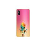 Xiaomi Mi 8 Pro ile uyumlu Splash ahtapot tasarımlı şeffaf silikon kılıf