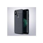 Xiaomi Mi 8 SE Kılıf Niss Deri Görünümlü Silikon Kapak + Ekran Koruma 6189