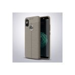 Xiaomi Mi 8 Se Kılıf Uzun Ömürlü ve Dayanıklı Dermiq Premium Esnek Lüks Silikon Kapak - Gri