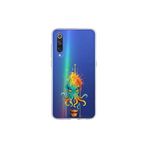 Xiaomi Mi 9 ile uyumlu Splash ahtapot Tasarımlı Slimfit şeffaf silikon kılıf