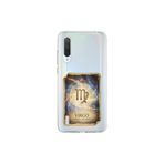 Xiaomi Mi 9 Lite ile Uyumlu Burç Kartları Başak Tasarımlı Şeffaf Silikon Kılıf