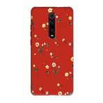 Xiaomi Mi 9t Çiçekli Kırmızı Telefon Kılıfı, cssst823589487