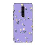 Xiaomi Mi 9t Çiçekli Lila Telefon Kılıfı, cssst823590265