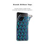 Xiaomi Mi 9T ile Uyumlu 1mm Slim Fit Nazar Boncuğu 4 Baskılı Şeffaf Kılıf