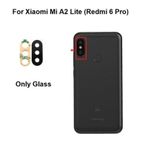 Xiaomi Mi A2 Lite Arka Kamera Camı (Çıtasız Sadece Cam)