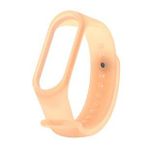 Xiaomi Mi Band 3 ve Mi Band 4 Saydam Turuncu Yedek Silikon Bileklik