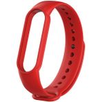 Xiaomi Mi Band 5 Akıllı Bileklik Silikon Kordon Kayış - Kırmızı