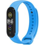 Xiaomi Mi Band 5 Akıllı Bileklik Silikon Kordon Kayış - Mavi
