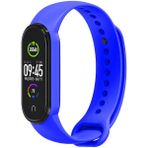 Xiaomi Mi Band 5 Akıllı Bileklik Silikon Kordon Kayış - Saks Mavi