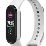 Xiaomi Mi Band 5 Kordon Akıllı Bileklik Kordonu Beyaz Kordon