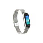 Xiaomi Mi Band 5 Krd-06 Metal Heptekiletişim Kordon-Gümüş