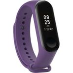 Xiaomi Mi Band 6 Akıllı Bileklik Silikon Kordon Kayış mor