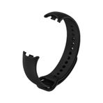 Xiaomi Mi Band 8 9 10 Uyumlu Akıllı Bileklik Silikon Kordon Kayış Siyah
