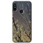 Xiaomi Mi Max 3 Branches Flowers Baskılı Uyumlu Silikon Kılıf