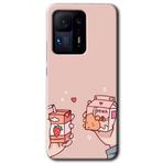 Xiaomi Mi Mix 4 Meyveli Süt Baskılı Uyumlu Silikon Kılıf