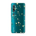 Xiaomi Mi Note 10 Çiçekli Şeffaf Telefon Kılıfı, cssst823590550