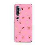 Xiaomi Mi Note 10 Kalp Desen Pembe Telefon Kılıfı, cssst823590039
