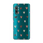 Xiaomi Mi Note 10 Kalp Desen Şeffaf Telefon Kılıfı, cssst823590449