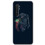 Xiaomi Mi Note 10 Lite Astronot Kıyafeti Baskılı Uyumlu Silikon Kılıf