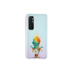Xiaomi Mi Note 10 Lite ile uyumlu Splash ahtapot Tasarımlı Slimfit şeffaf silikon kılıf