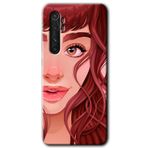 Xiaomi Mi Note 10 Lite Kızıl Kız Baskılı Uyumlu Silikon Kılıf