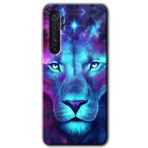 Xiaomi Mi Note 10 Lite Neon Lion Baskılı Uyumlu Silikon Kılıf