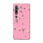 Xiaomi Mi Note 10 Pro Çiçekli Pembe Telefon Kılıfı, cssst823589765