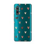 Xiaomi Mi Note 10 Pro Kalp Desen Şeffaf Telefon Kılıfı, cssst823590539