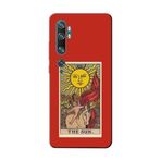 Xiaomi Mi Note 10 Pro The Sun Tarot Kırmızı Telefon Kılıfı, cssst823590146