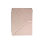 Xiaomi Mi Pad 5 / 5 Pro Uyumlu Kılıf Kalem Bölmeli Standlı Trifolding Tablet Kılıfı Rose Gold