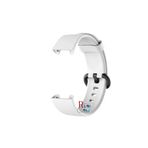 Xiaomi Mi Watch Lite 2 ile Uyumlu Klasik Silikon Kordon Akıllı Saat Bileklik Kordonu Beyaz