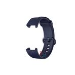 Xiaomi Mi Watch Lite 2 ile Uyumlu Klasik Silikon Kordon Akıllı Saat Bileklik Kordonu Lacivert