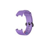 Xiaomi Mi Watch Lite 2 ile Uyumlu Klasik Silikon Kordon Akıllı Saat Bileklik Kordonu Lila