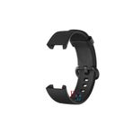 Xiaomi Mi Watch Lite ile Uyumlu Klasik Silikon Kordon Akıllı Saat Bileklik Kordonu Siyah