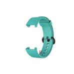 Xiaomi Mi Watch Lite ile Uyumlu Klasik Silikon Kordon Akıllı Saat Bileklik Kordonu Turkuaz