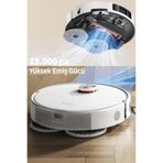 Xiaomi Mop Kaldırma Halı Tanıma Döner Paspas Akıllı Robot Süpürge ve Mop 15.000Pa Robot Vacuum Pro