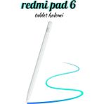 Xiaomi Pad 6 Uyumlu Dokunmatik Ekran Hassasiyetli Elektronik Tablet Kalemi - Beyaz