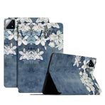 Xiaomi Pad 6S Pro 12.4 inç 2024 için uyumlu/Yedek PU Deri Flip Standı Manyetik Cüzdan Sevimli Boyama Kılıfı LSFHPB (6)