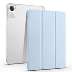 Xiaomi Pad 6S Pro 12.4 inç 2024 ile Uyumlu Şeffaf Tablet Kılıf, TPU İnce Kapak Otomatik Uyandırma/Uyku Akıllı Hafif Koruyucu Kılıf w/Kalem Tutucu Darbeye Dayanıklı Kılıf. Mavi