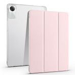 Xiaomi Pad 6S Pro 12.4 inç 2024 ile Uyumlu Şeffaf Tablet Kılıfı, TPU İnce Kapak Otomatik Uyandırma/Uyku Akıllı Hafif Koruyucu Kılıf w/Kalem Tutucu Darbeye Dayanıklı Kılıf. Pembe