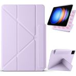 Xiaomi Pad 6s Pro 12.4 Kılıf Pc+Pu Deri Origami Manyetik Tablet Kapağı-Mor Için (Yurt Dışından) - Tablet Kutuları