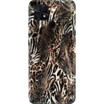 Xiaomi Poco C40 Kılıf Desenli Baskılı Tpu Rubber Kapak Leopar Sanat - 001-Renkli