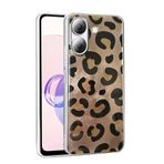 Xiaomi Poco C65 İle Uyumlu Kılıf Desenli Mep Kapak 36846 Gold Leopar