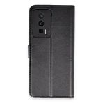 Xiaomi Poco F5 Pro Kılıf Trend S Plus Kapaklı Kılıf - Siyah-(5796)
