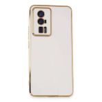 Xiaomi Poco F5 Pro Kılıf Volet Silikon - Beyaz-(5796)