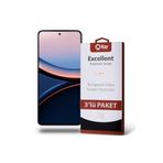 Xiaomi Poco F7 Ultra ile Uyumlu Temperli Ekran Koruyucu Kırılmaz Cam Ekonomik 3'lü Paket