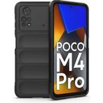 Xiaomi Poco M4 Pro 4G ile uyumlu Kılıf Elde Tutma Kolaylıkla Kaydırmaz Kenar Line Dizayn Optietnik Kapak Siyah