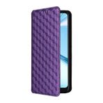 Xiaomi Poco M6 4G Cüzdan tasarımı ile uyumlu kılıf, kart yuvası ve Destek Çubuğu Özelliği MANYETİK KİLİDİ-Mor